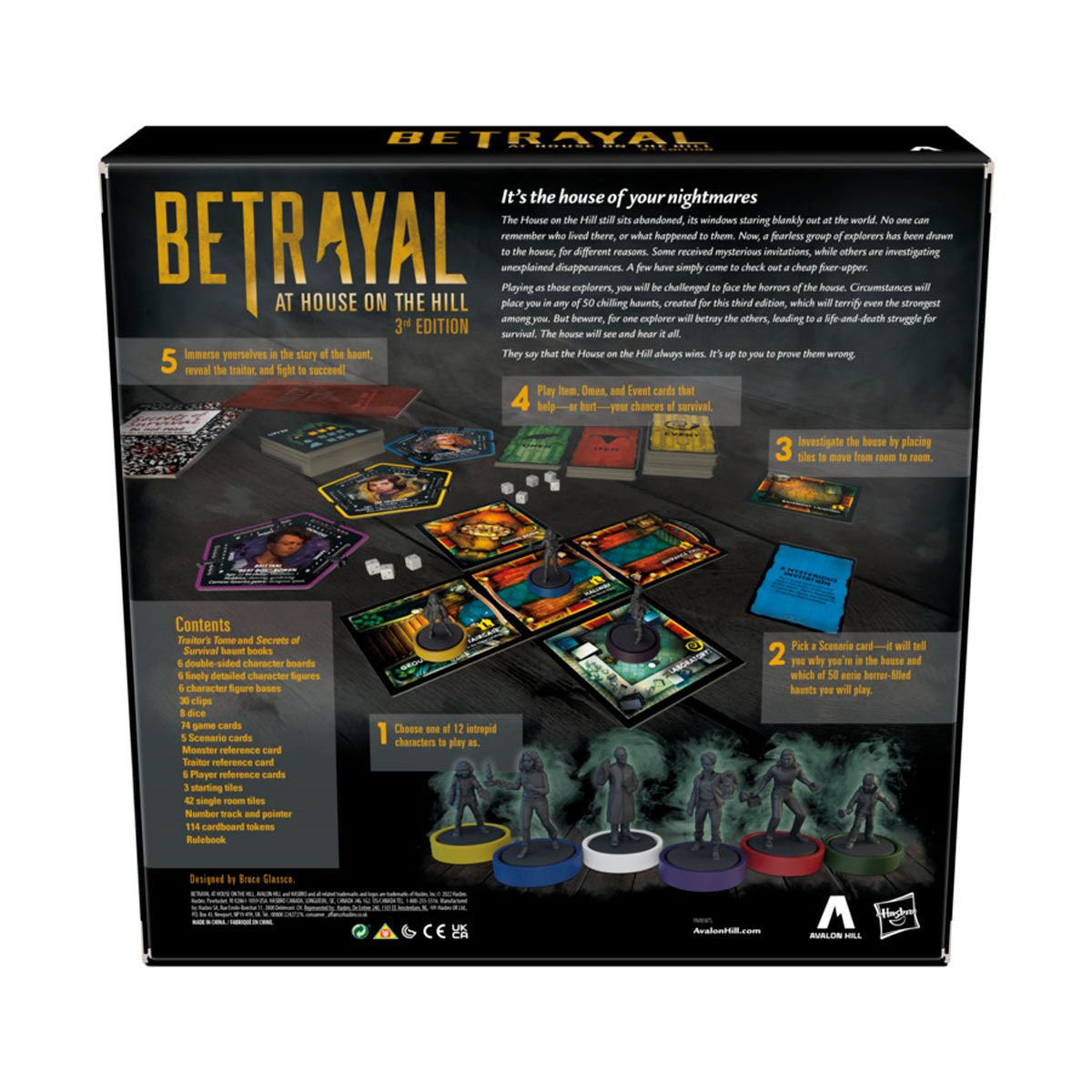 Betrayal at the House on the Hill 3rd Edition Cooperative Board Game