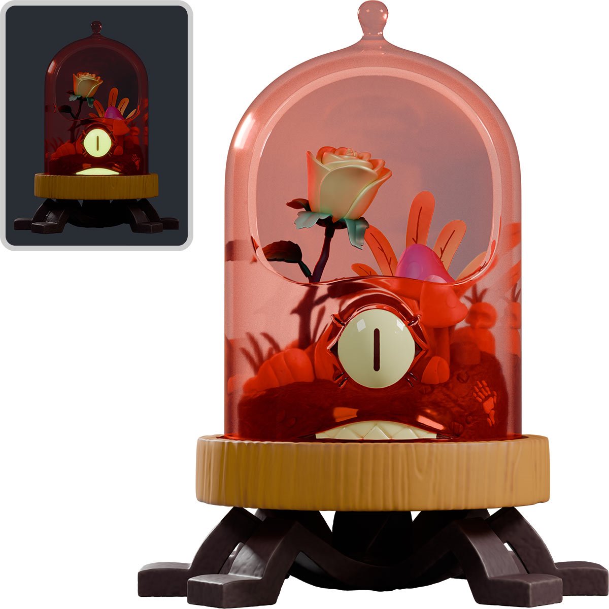 Terrorium Crab Cloche Designer Toy