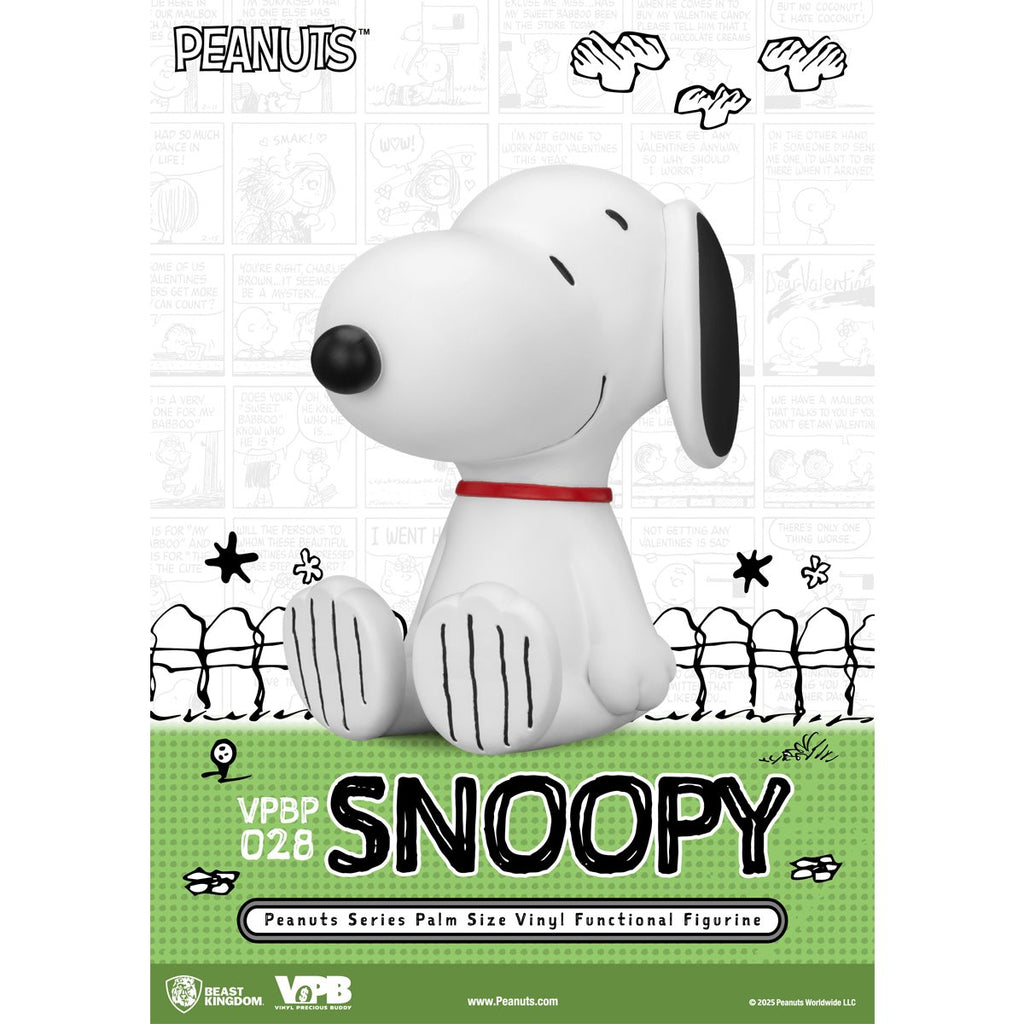 Peanuts Snoopy VPBP-028 Peanuts Series Palm Size Vinyl Functional Piggy Bank