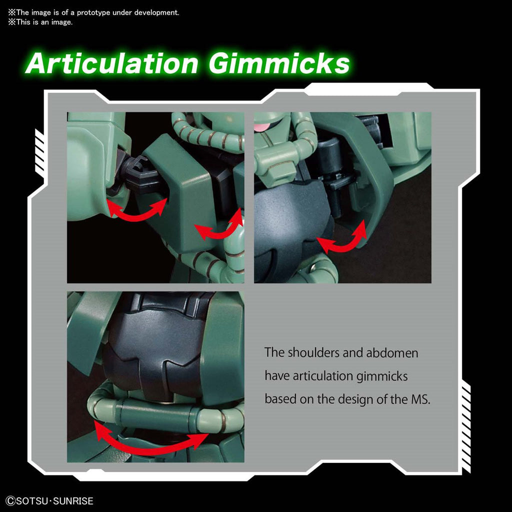 Mobile Suit Gundam MS-06 Zaku II High Grade 1:144 Scale Model Kit