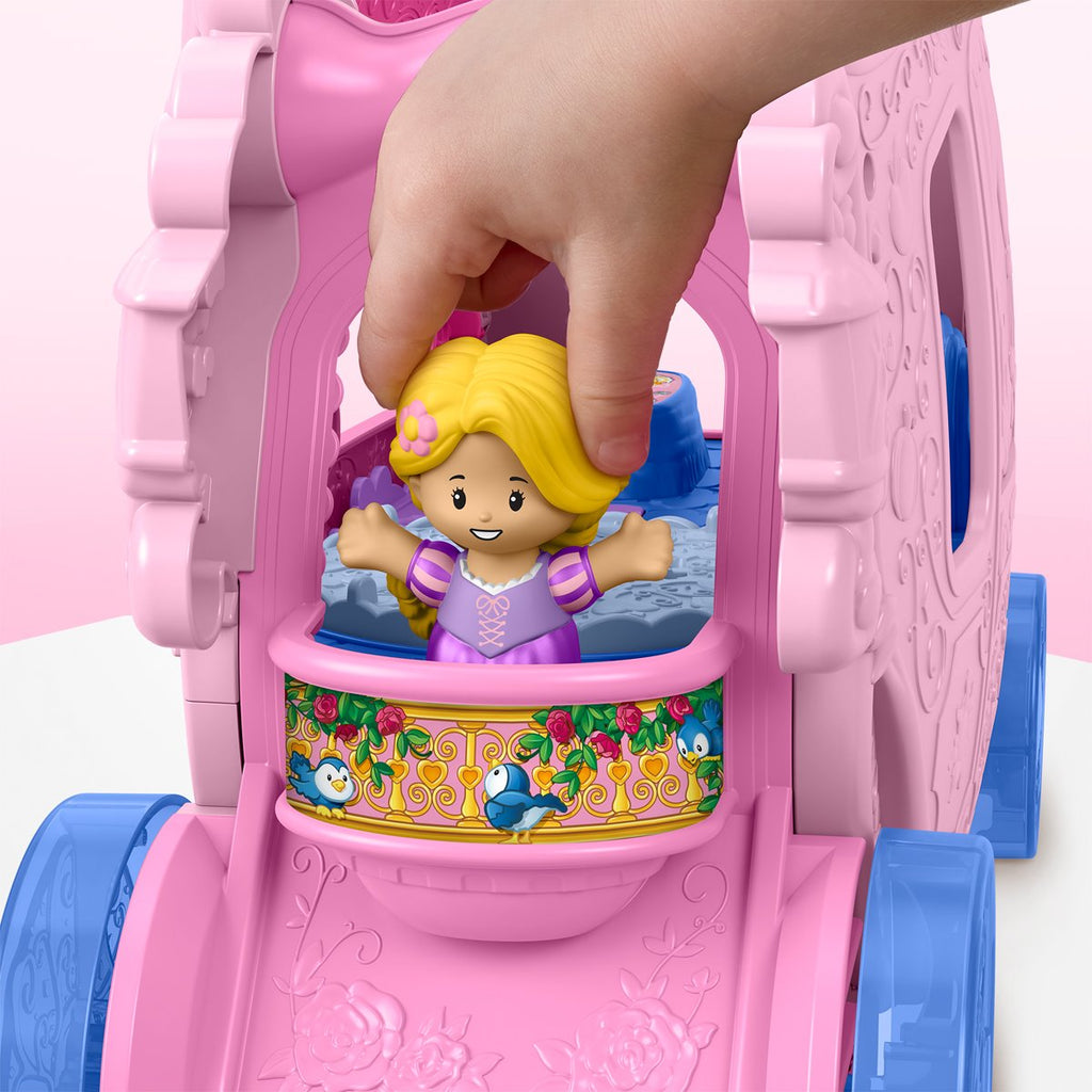 Disney Princess Little People Pull-Along Musical Carriage Playset
