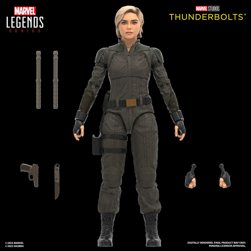 Thunderbolts Marvel Legends Yelena Belova and Red Guardian 6-Inch Action Figures 2-Pack