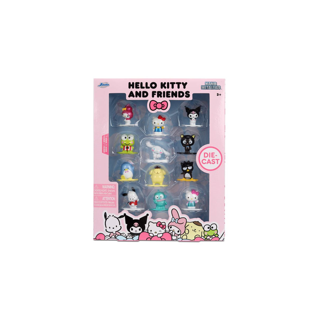 Sanrio Wave 1 Nano MetalFigs Die-Cast Metal Mini-Figure 12-Pack
