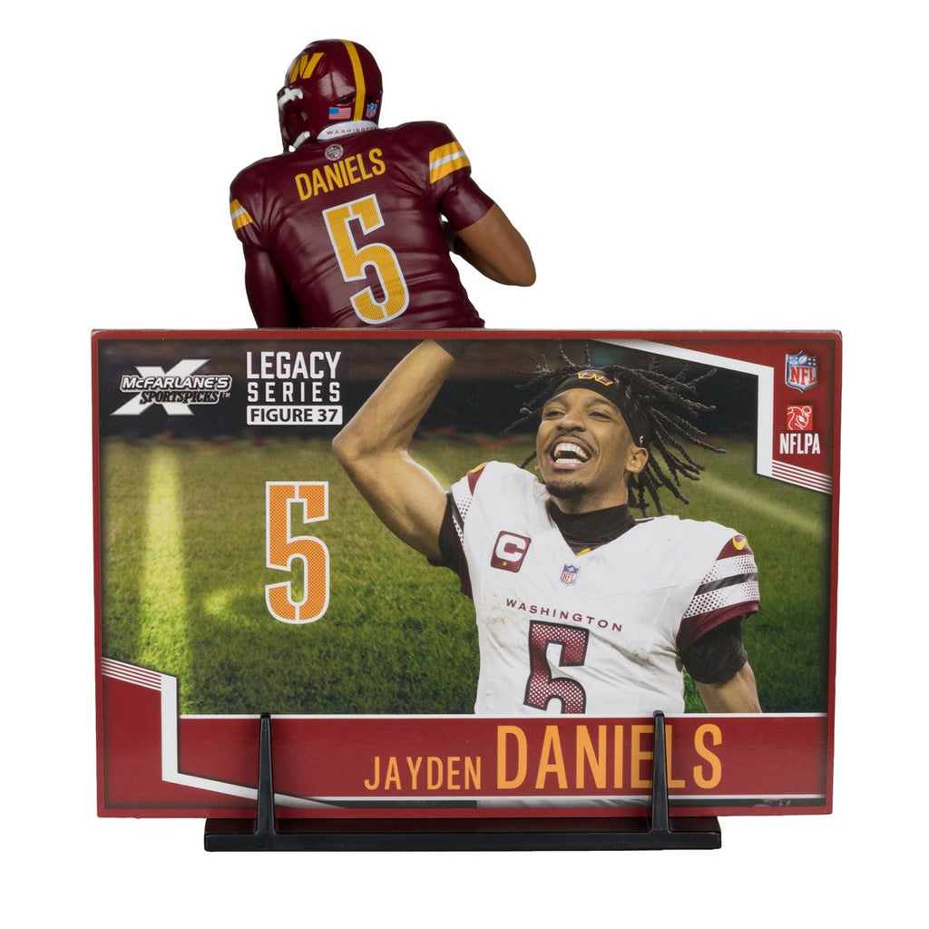 NFL SportsPicks 2025 Washington Commanders Jayden Daniels 7-Inch Scale Posed Figure