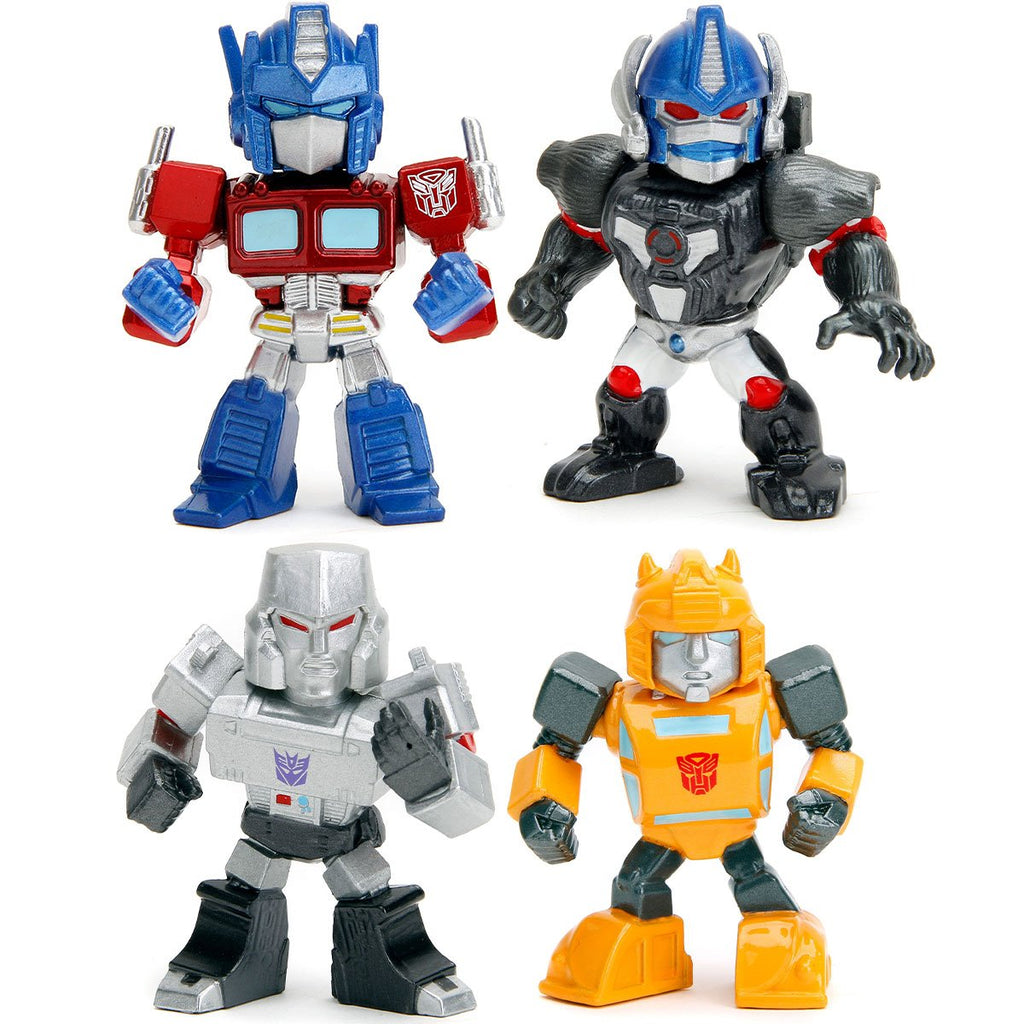 Transformers Wave 1 MetalFigs 2 1/2-Inch Die-Cast Metal Mini-Figure Set of 4