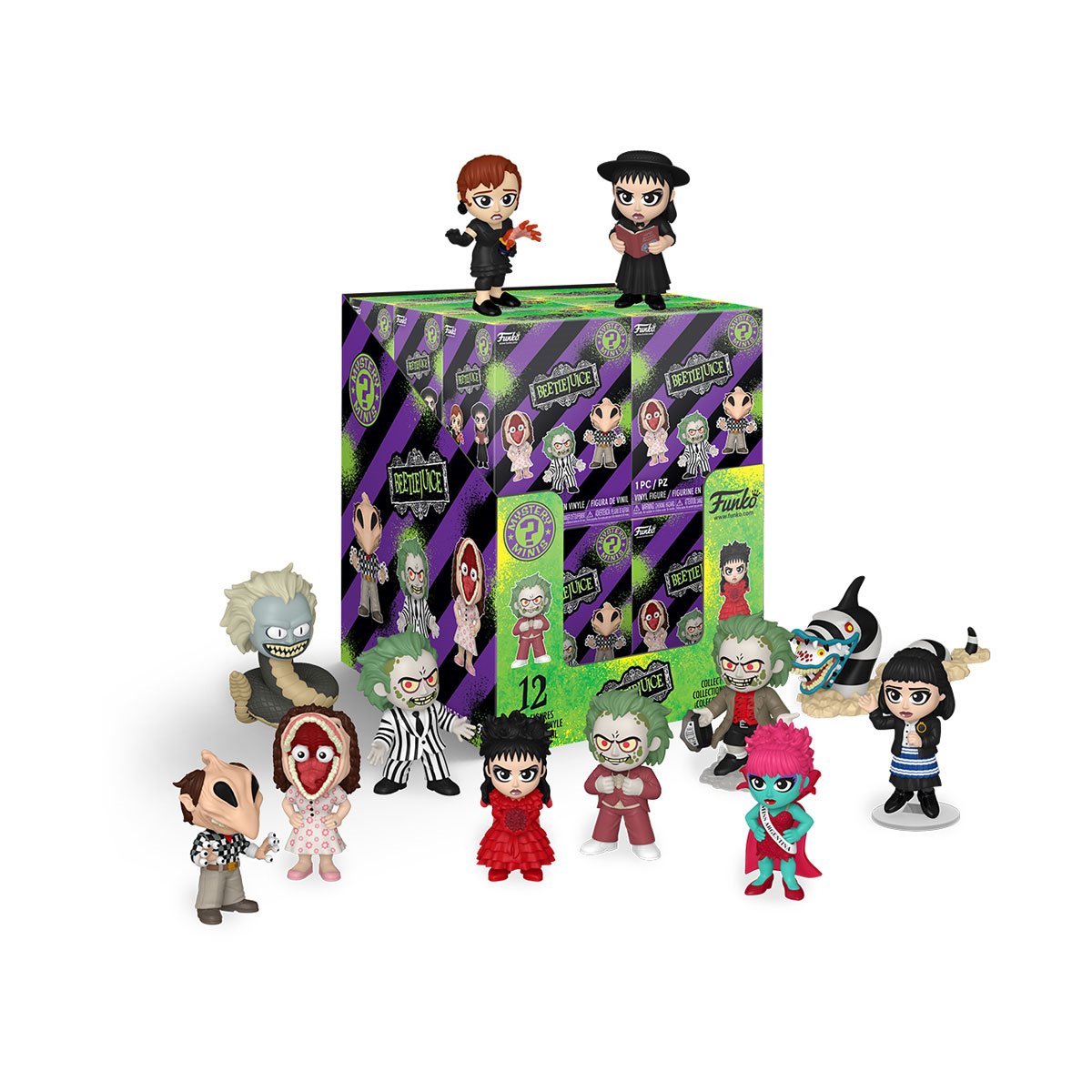 Beetlejuice Mystery Minis Mini-Figure Display Case of 12