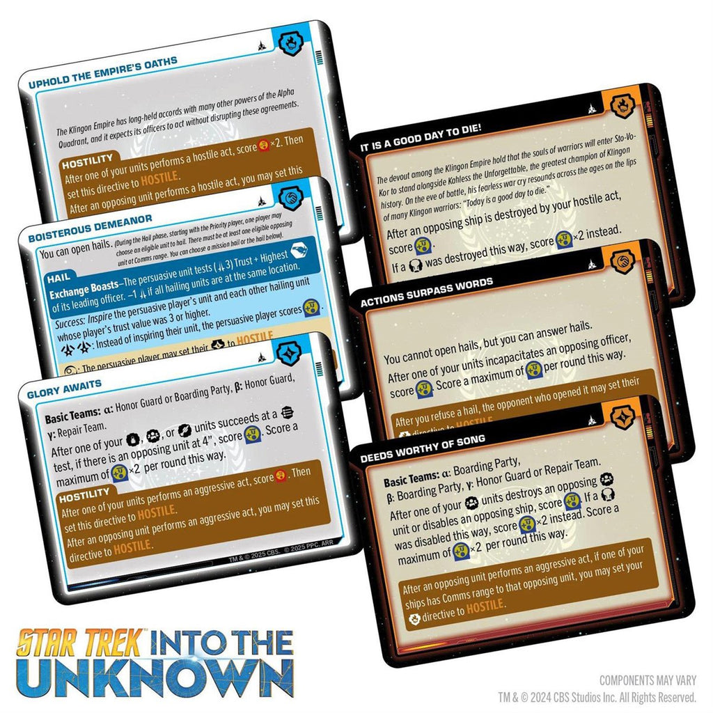 Star Trek: Into the Unknown Rising Tensions Expansion Accessory Pack