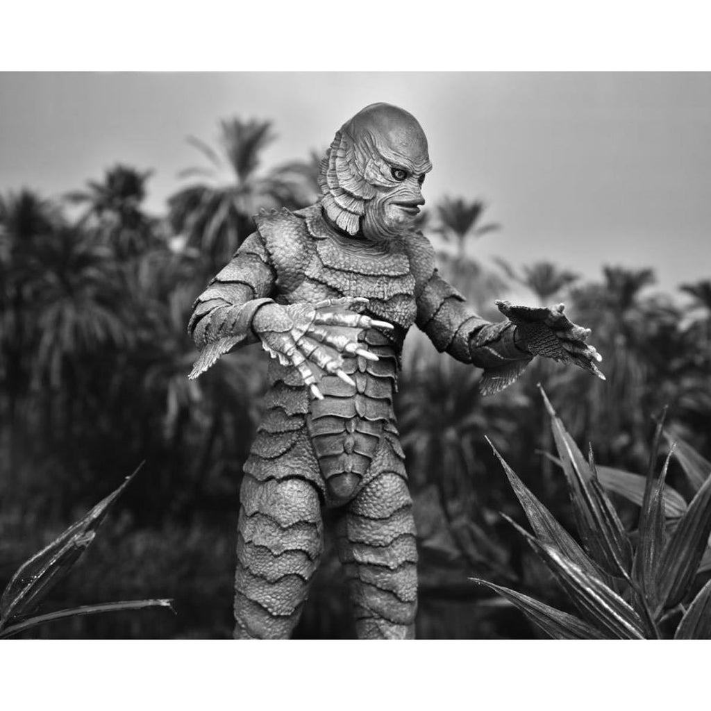 Universal Monsters Ultimate Creature from the Black Lagoon Black and White Version 7-Inch Action Figure