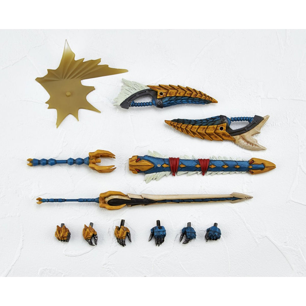 Monster Hunter Male Swordsman Jin-Ou Revoltech Amazing Yamaguchi Action Figure