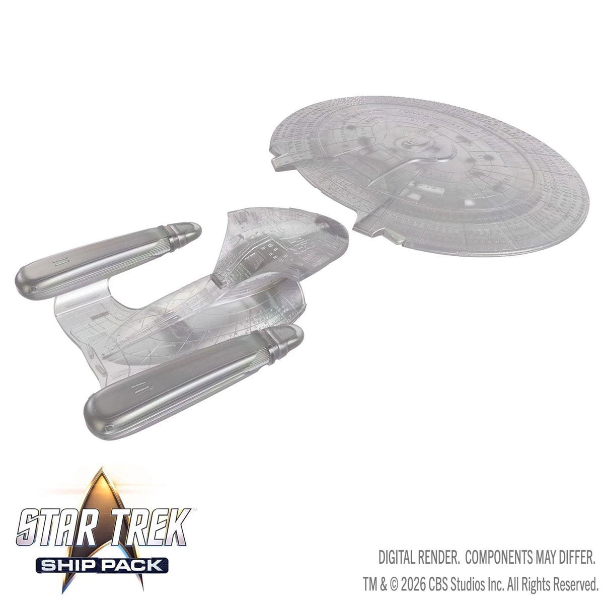 Star Trek Ship Pack: 60th Anniversary Edition U.S.S. Enterprise Mini-Figure
