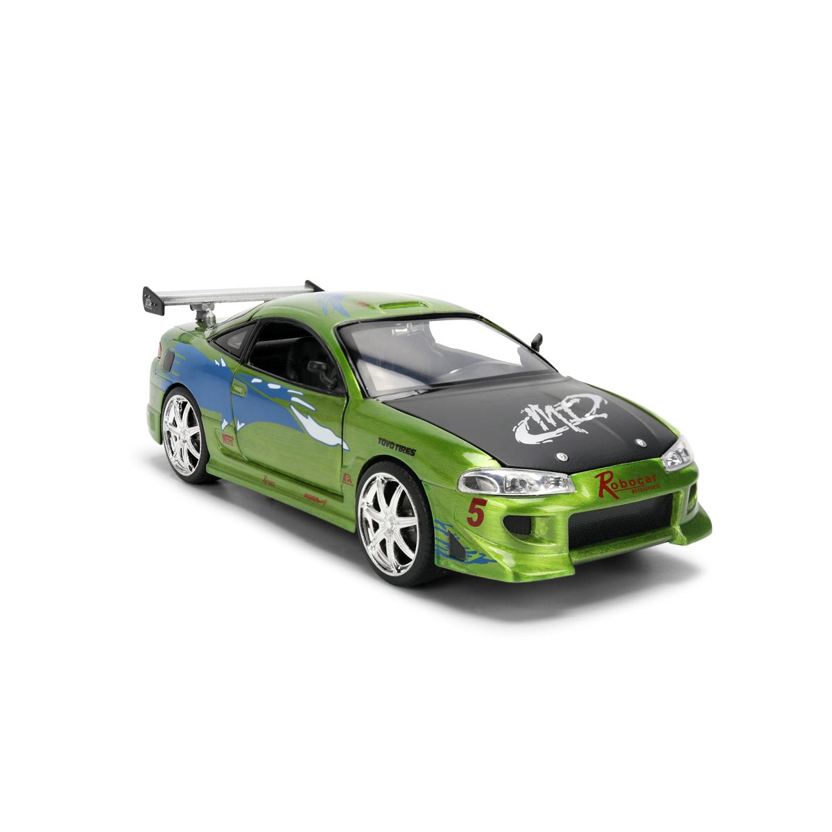 Fast and the Furious 25th Anniversary Brian's Mitsubishi Eclipse 1:24 Scale Die-Cast Metal Vehicle
