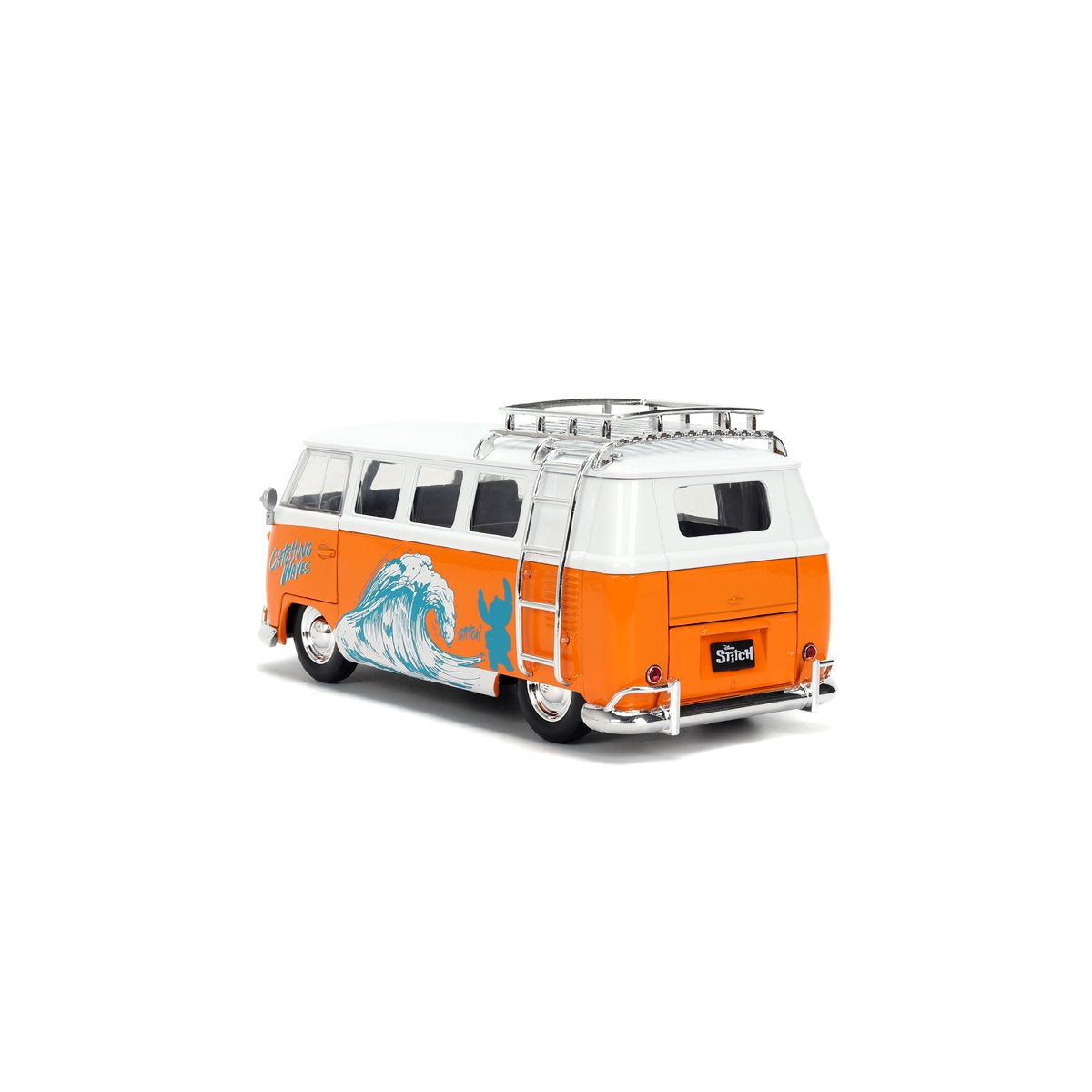 Hollywood Rides Lilo & Stitch 1961 Volkswagen Bus 1:24 Scale Die-Cast Metal Vehicle with Stitch Figure