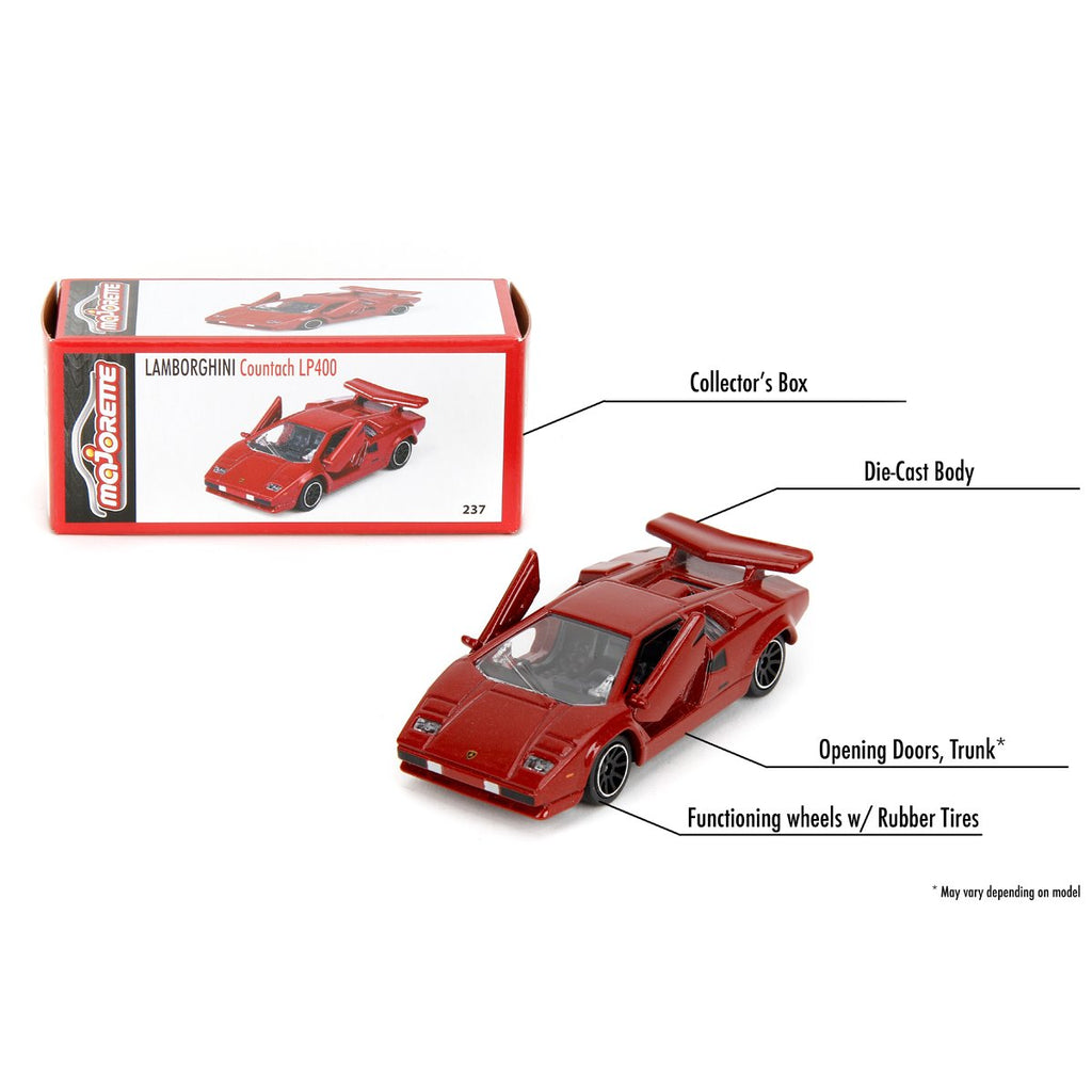 Majorette Deluxe Cars GTIN RFID 1:64 Scale Die-Cast Metal Vehicle Case of 6