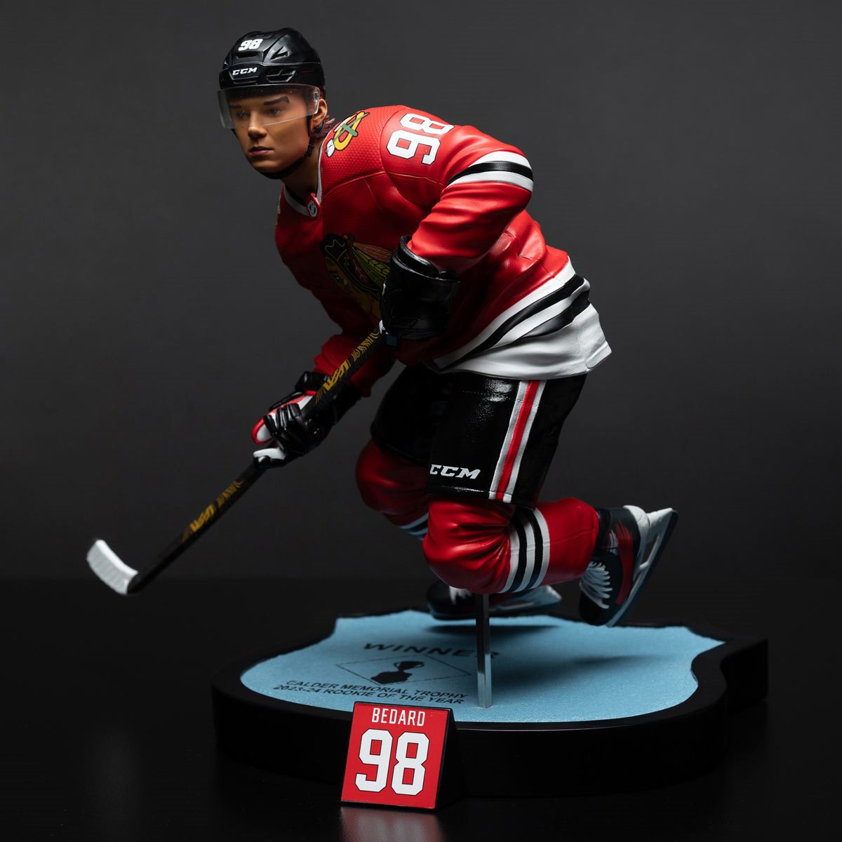 NHL Chicago Blackhawks Connor Bedard 1:6 Scale Resin Statue