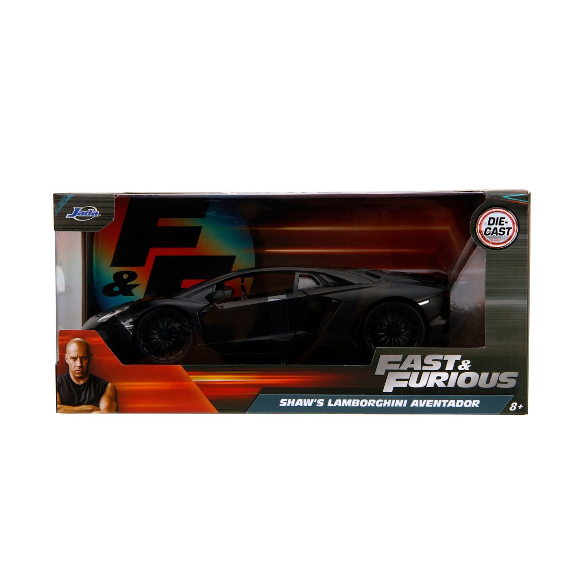 Fast and Furious Shaw's Lamborghini Aventador SV 1:24 Scale Die-Cast Metal Vehicle