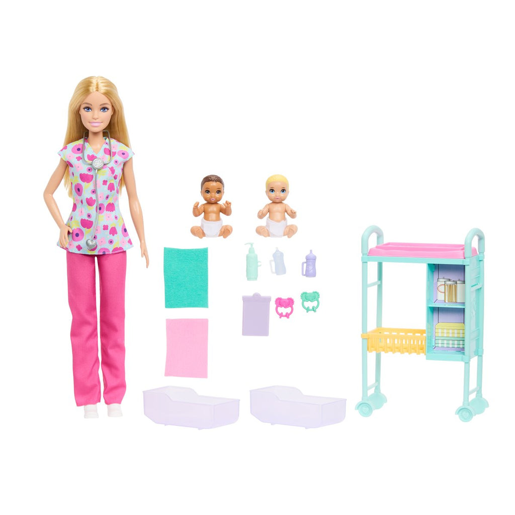 Barbie Careers Baby Doctor Doll with Blonde Hair