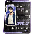 Solo Leveling Sung Jinwoo Information Throw Blanket