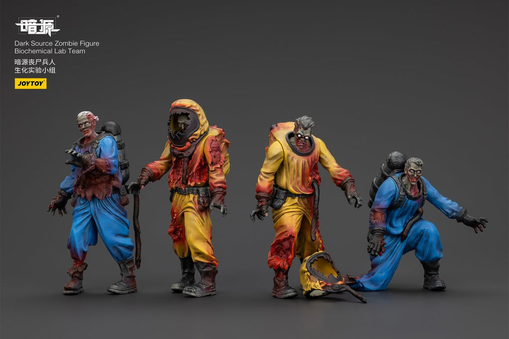 Joy Toy Dark Source Zombie Biochemical Lab 1:25 Scale Action Figure 4-Pack
