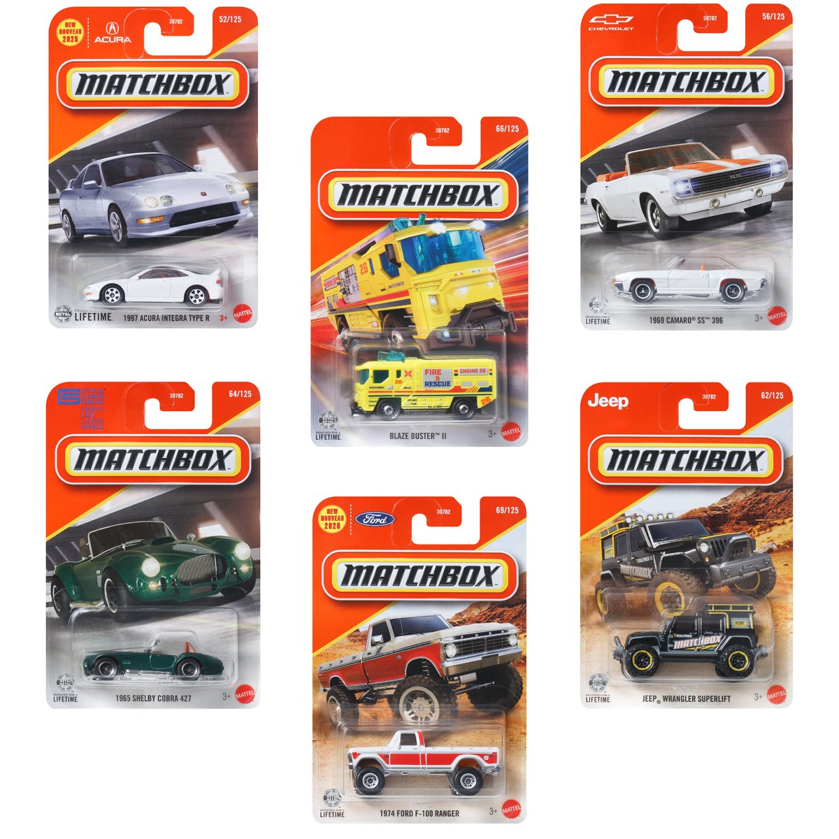Matchbox Car Collection 2026 Mix 7 Vehicles Case of 24
