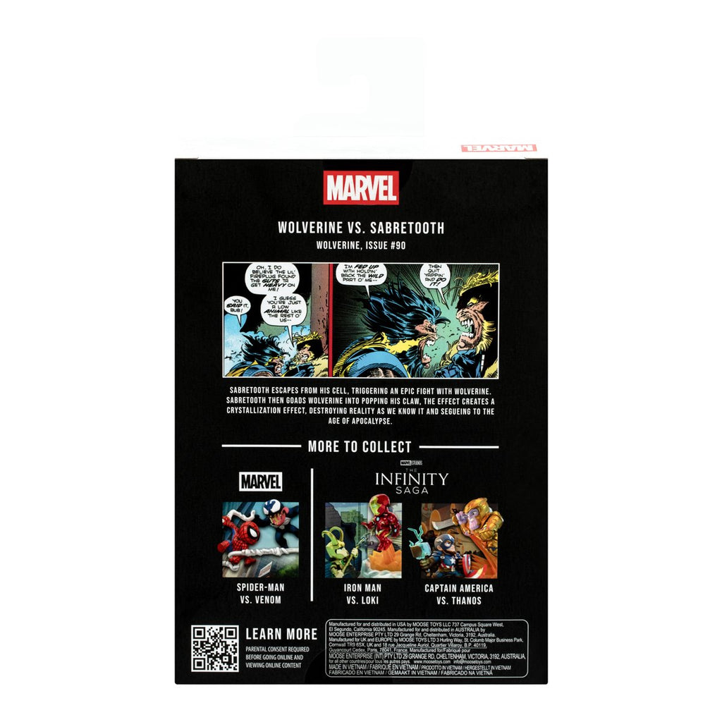 Marvel Wolverine Vs Sabretooth Fandrop Figure Diorama