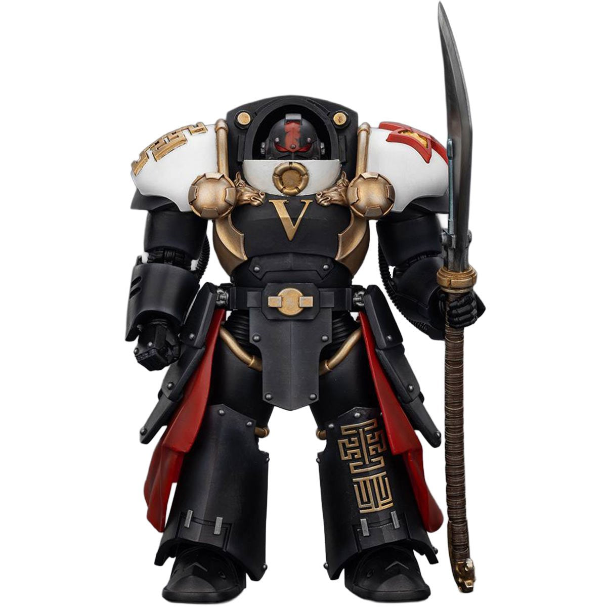 Joy Toy Warhammer The Horus Heresy White Scars Ebon Keshig Terminator 1 with Power Glaive 1:18 Scale Action Figure