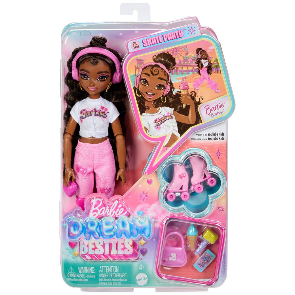 Barbie Dream Besties Skate Party Barbie Brooklyn Doll