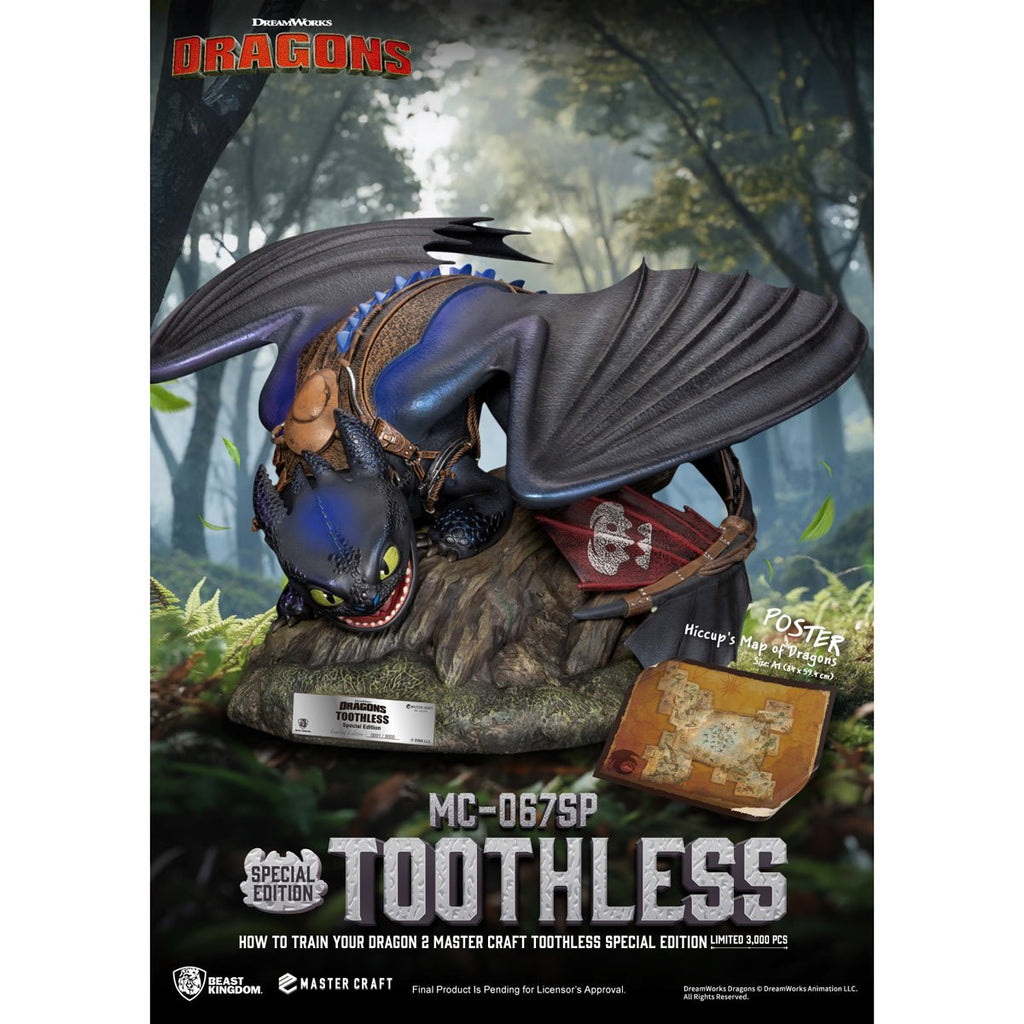 How to Train Your Dragon 2 Toothless MC-067SP Master Craft Statue