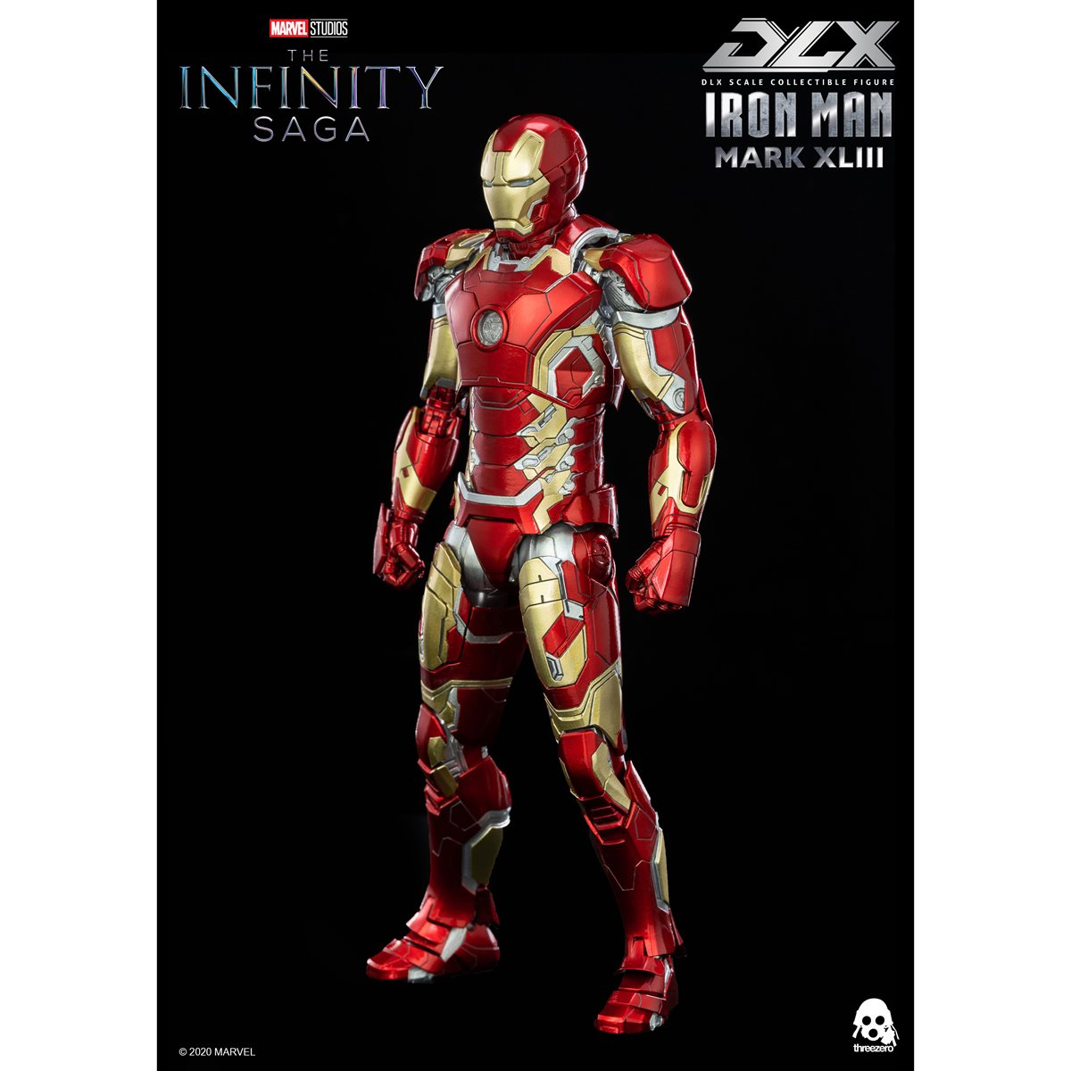 Avengers: Infinity Saga Iron Man Mark 43 DLX 1:12 Scale Action Figure
