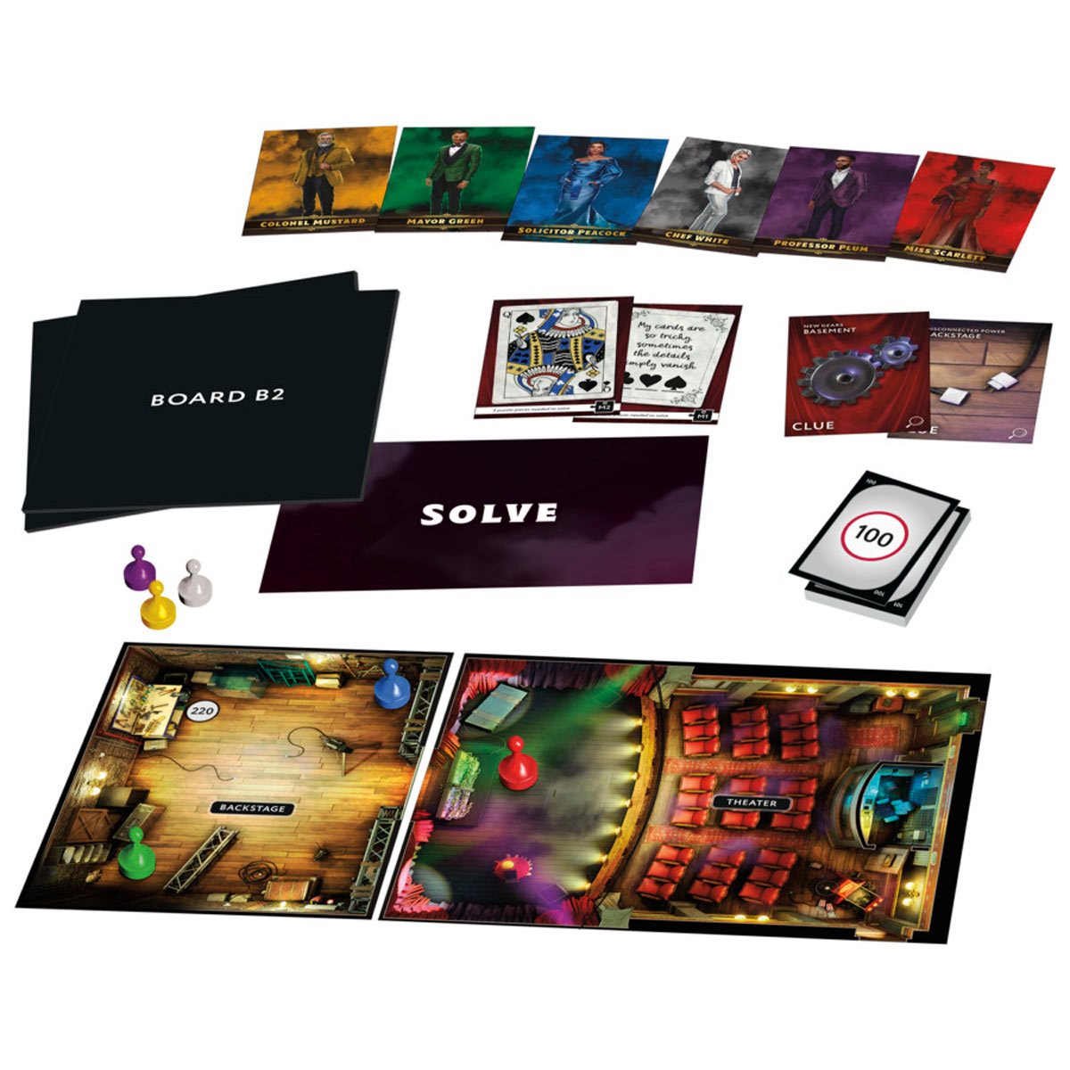 Clue Escape the Illusionists Club Board Game