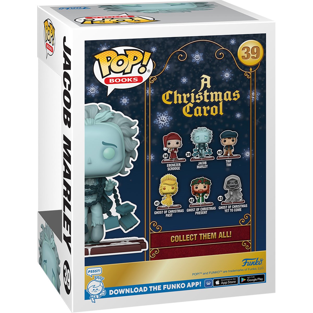 A Christmas Carol Jacob Marley Glow-in-the-Dark Funko Pop! Vinyl Figure #39