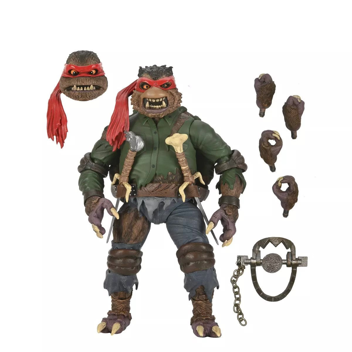 Universal Monsters x Teenage Mutant Ninja Turtles Ultimate Raphael as The Wolfman 7-Inch Scale Figure