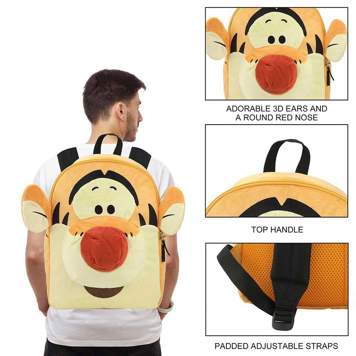 Winnie the Pooh Tigger 3D Big Face Backpack