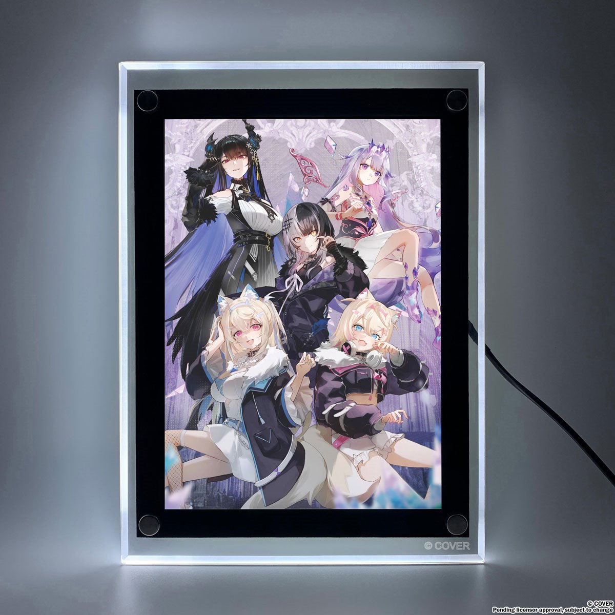 Hololive Advent Group LED Poster