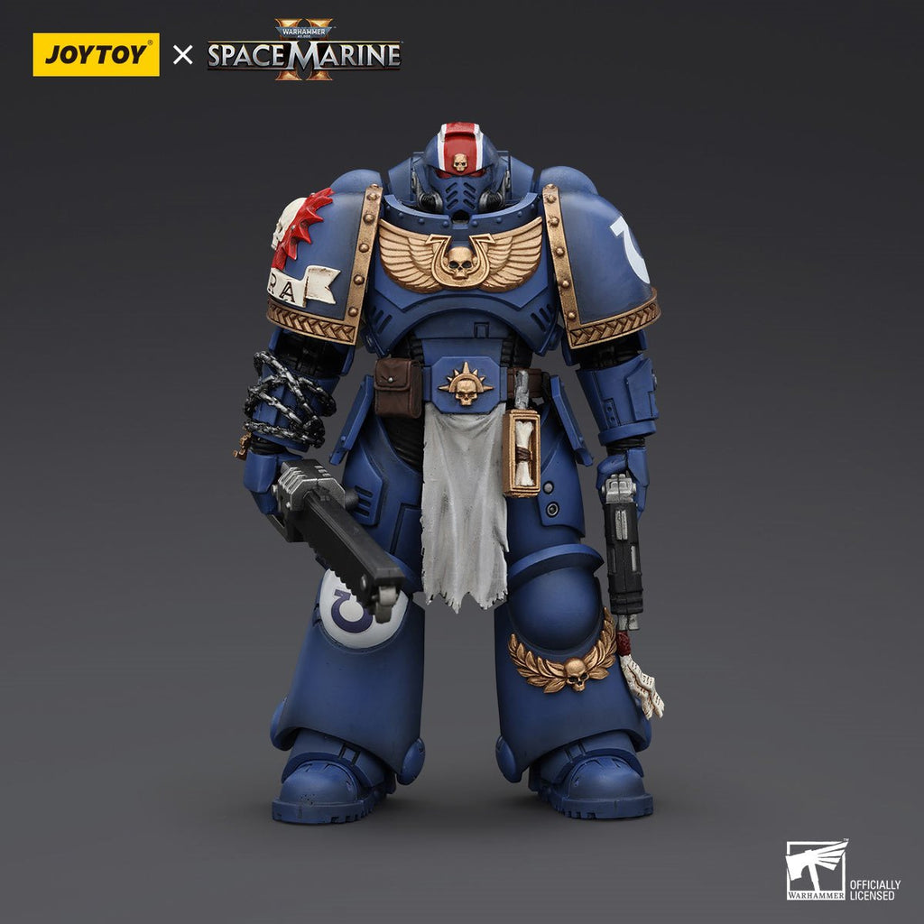 Joy Toy Warhammer 40,000: Space Marine 2 Ultramarines Lieutenant Titus 1:18 Scale Action Figure