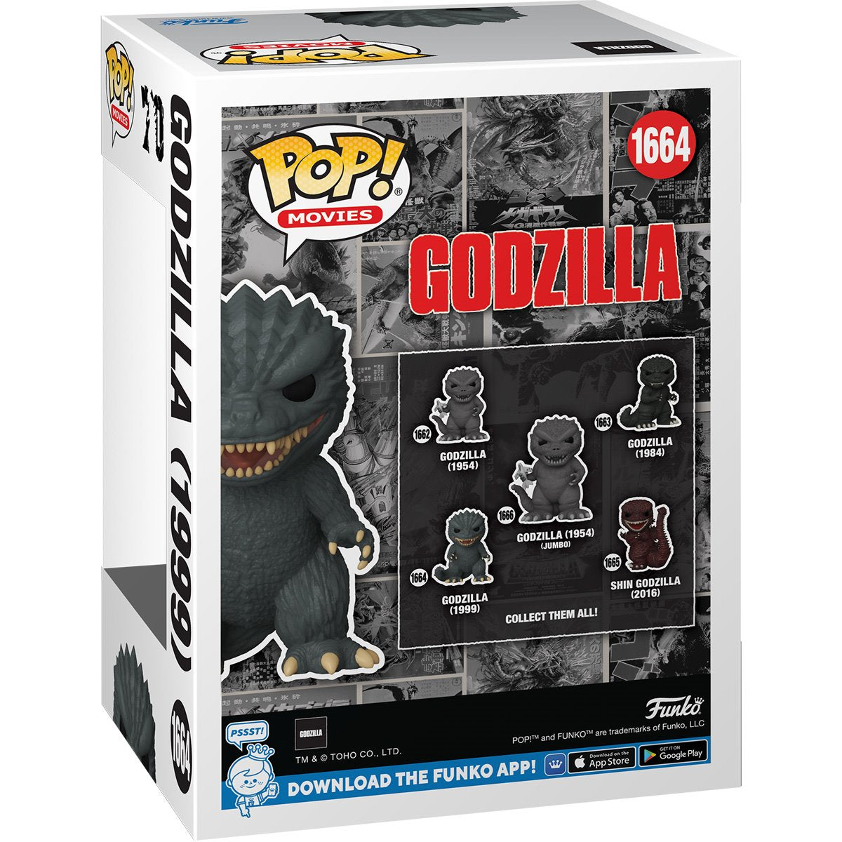 Godzilla 70th Anniversary Godzilla (1999) Funko Pop! Vinyl Figure #1664