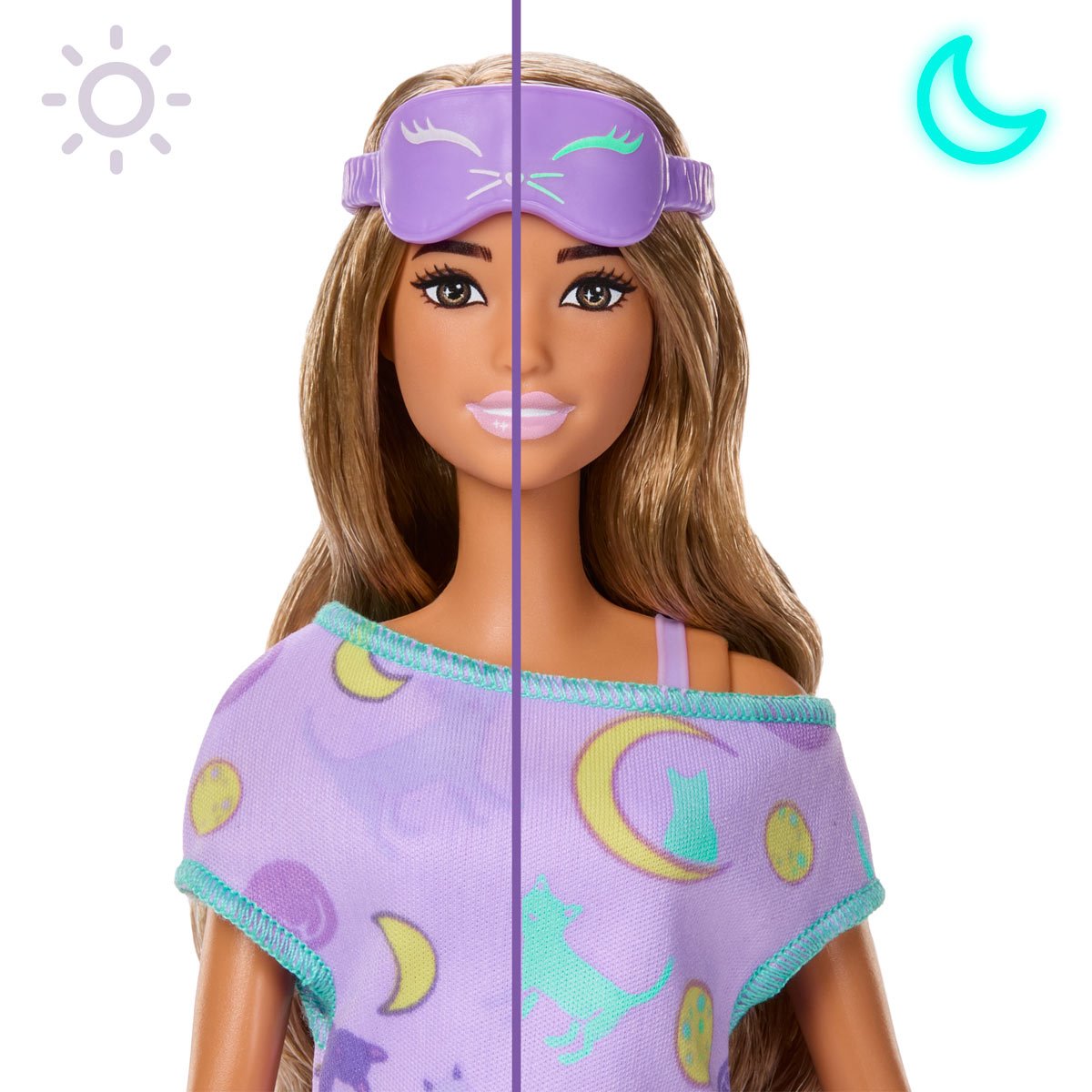 Barbie Sleepover Reveal Purple Doll and Accessories