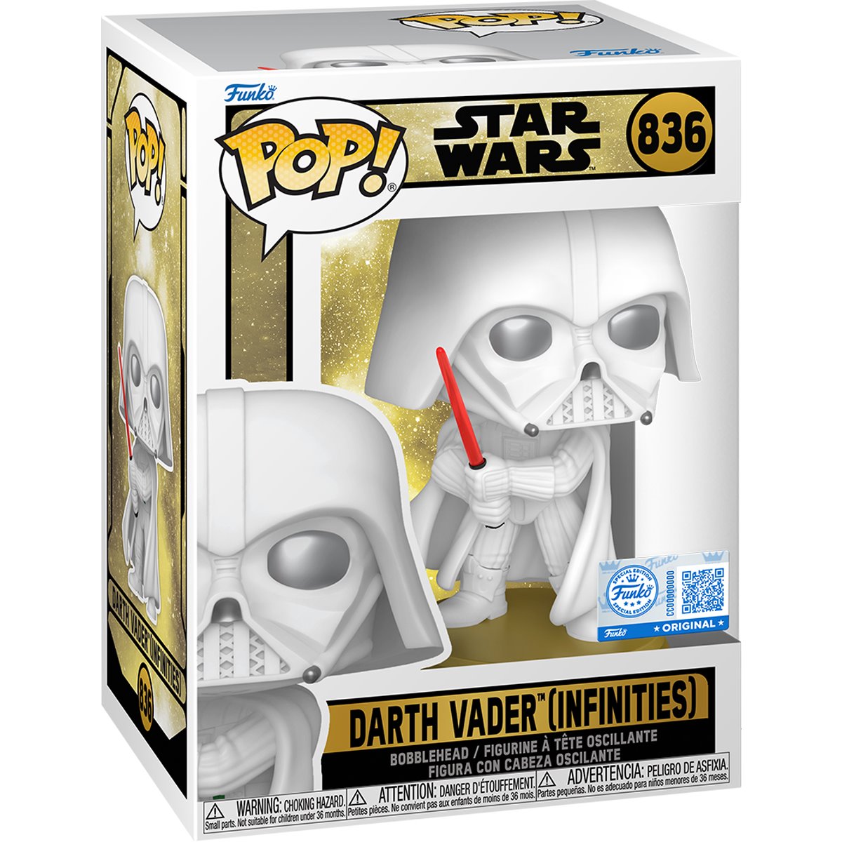 Star Wars Legends Darth Vader (Infinities) Funko Pop! Vinyl Figure #836 - Specialty