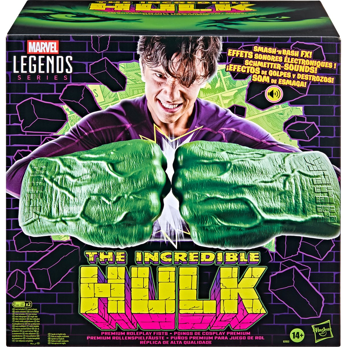 Hulk Marvel Legends Series Incredible Premium Roleplay Fists