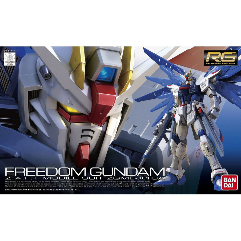 Mobile Suit Gundam Seed Freedom Gundam Real Grade 1:144 Scale Model Kit