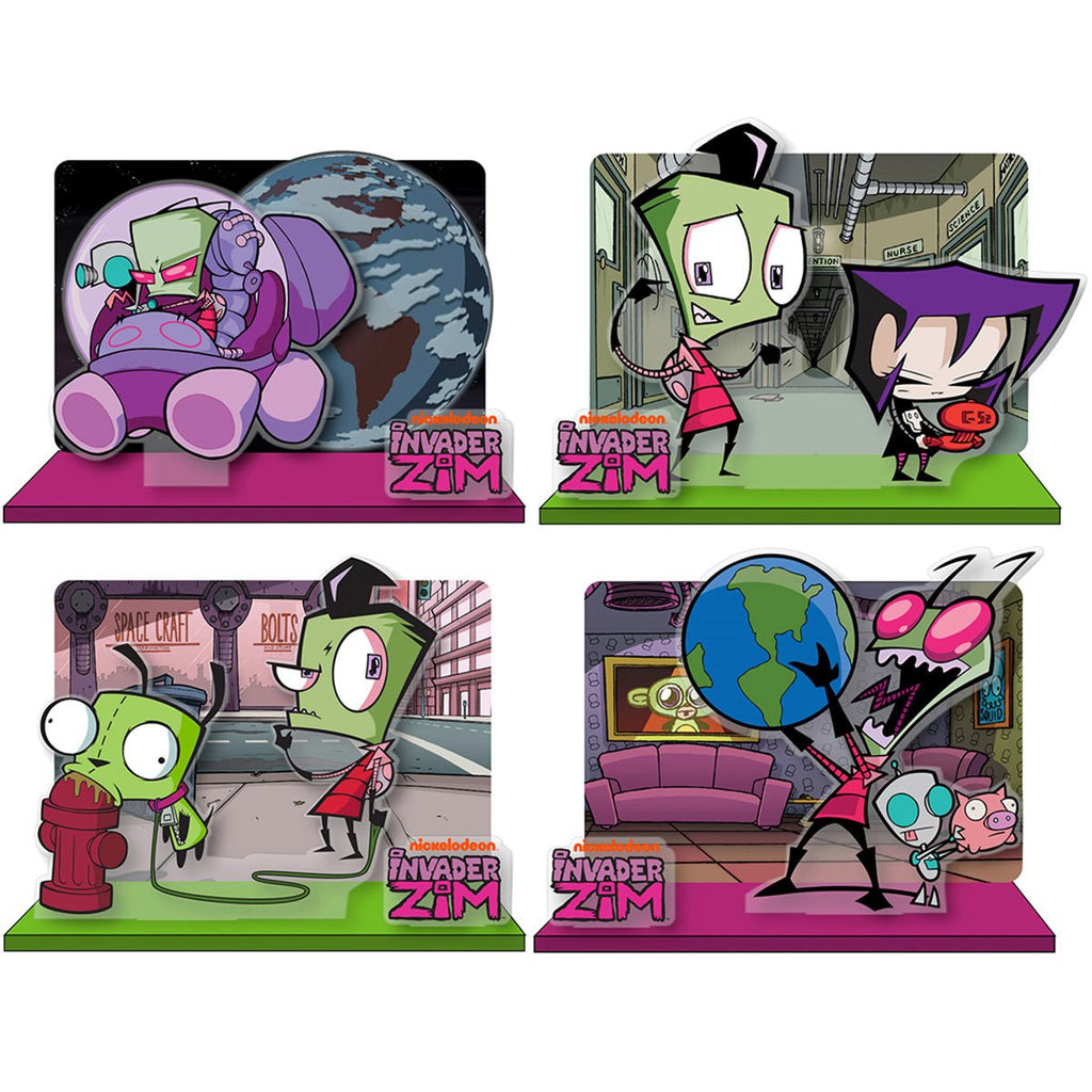 Invader Zim Acrylic Standees Diorama Stand Case of 12