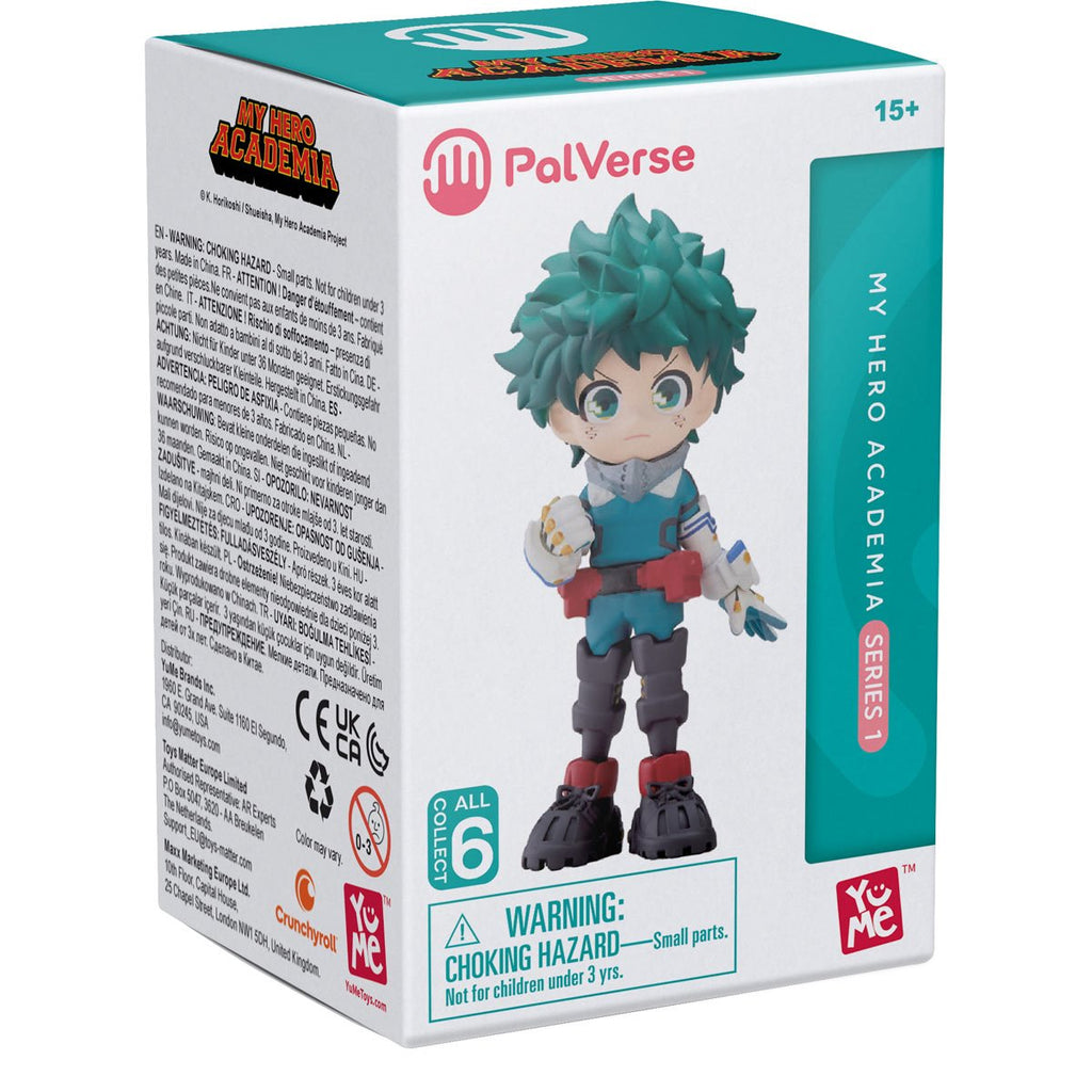 My Hero Academia PalVerse Anime Blind-Box Series 1 Mini-Figure Case of 6