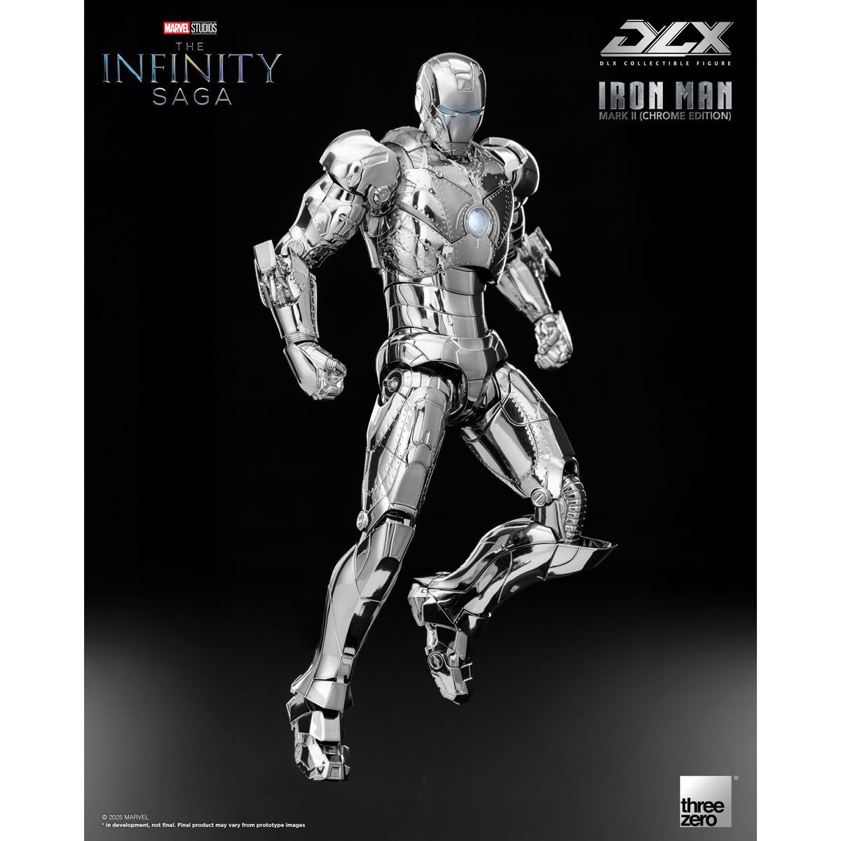 Marvel Studios: The Infinity Saga Iron Man Mark 2 Chrome Edition DLX Action Figure