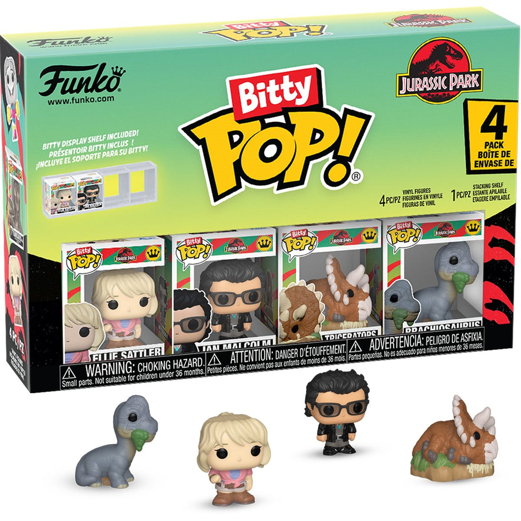 Jurassic Park Triceratops Funko Bitty Pop! Mini-Figure 4-Pack