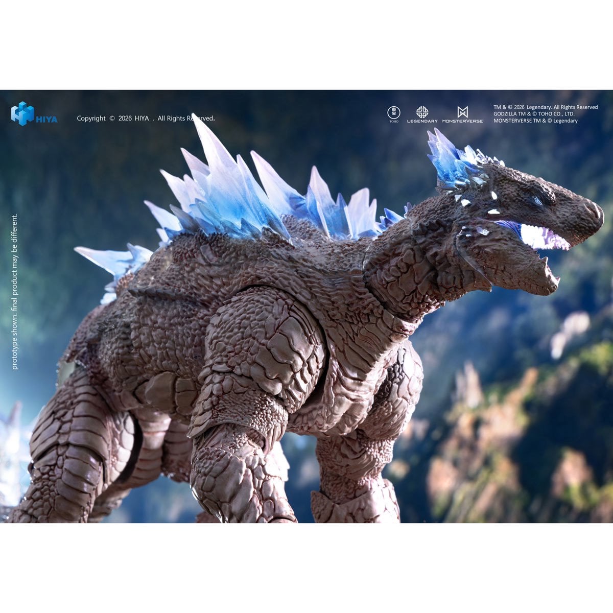 Godzilla x Kong: The New Empire Shimo Frost Bite Blast Exquisite Basic Plus Series None Scale 7-Inch Action Figure