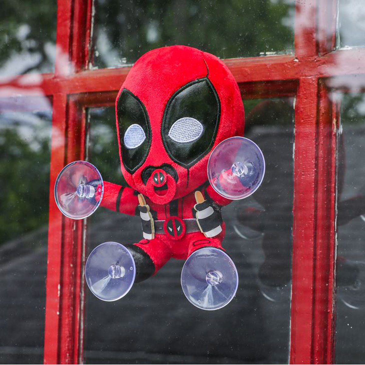 Deadpool & Wolverine Baby Deadpool Plush Window Clinger