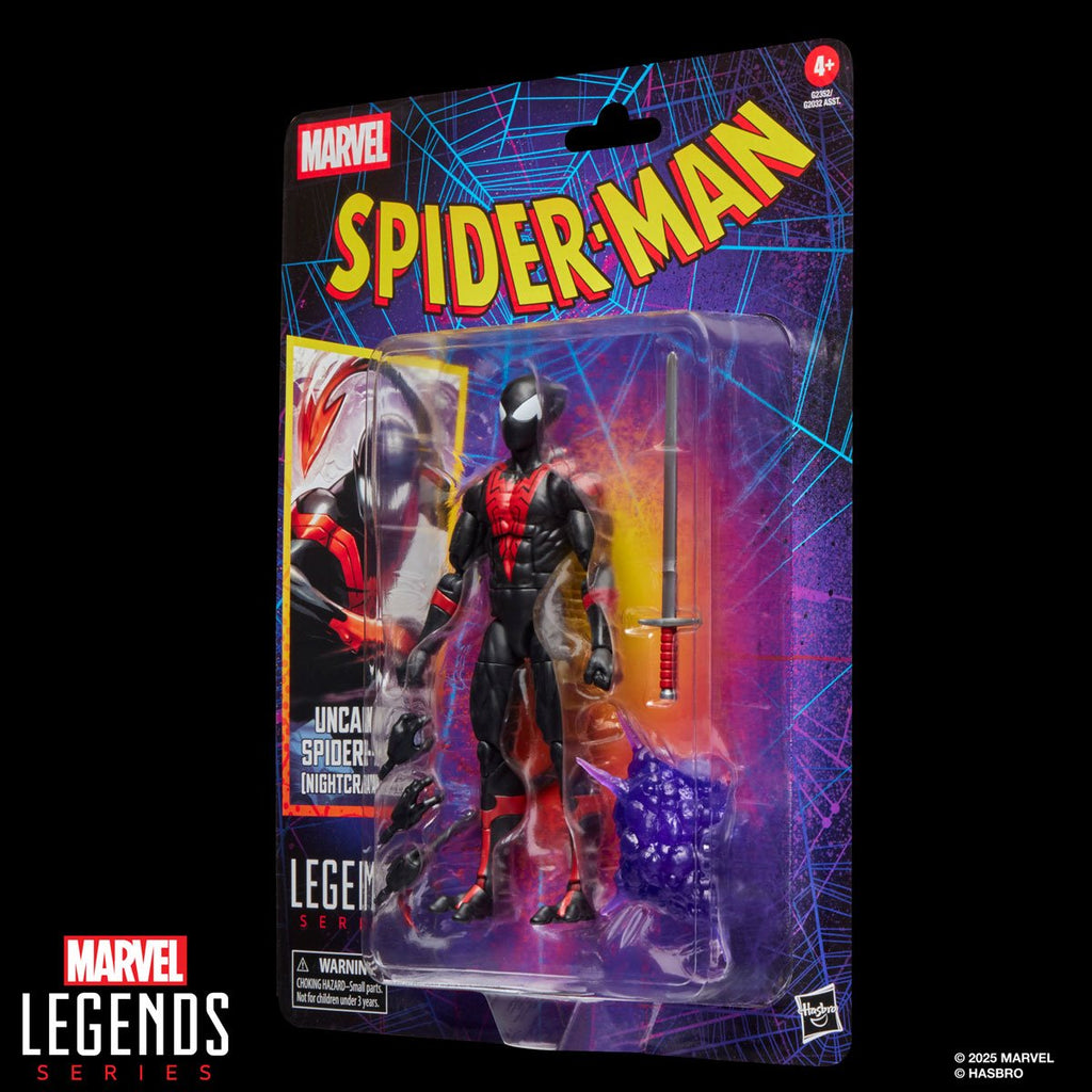 Spider-Man Marvel Legends Retro Cardback 6-Inch Action Figures 2026 Wave 1 Case of 6