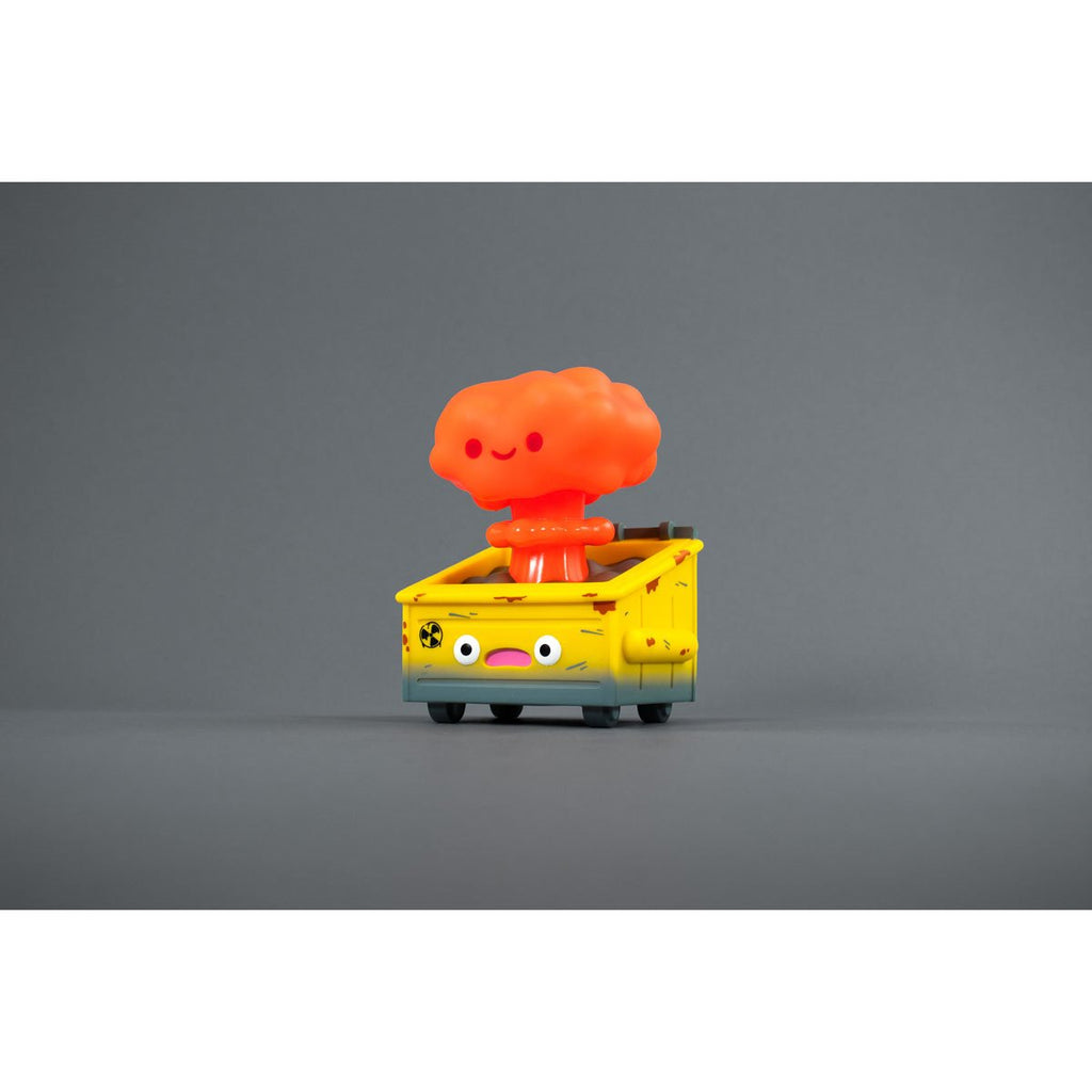 Lil Nuclear Dumpster Fire Radioactive Red Variant Vinyl Figure - Entertainment Earth Exclusive