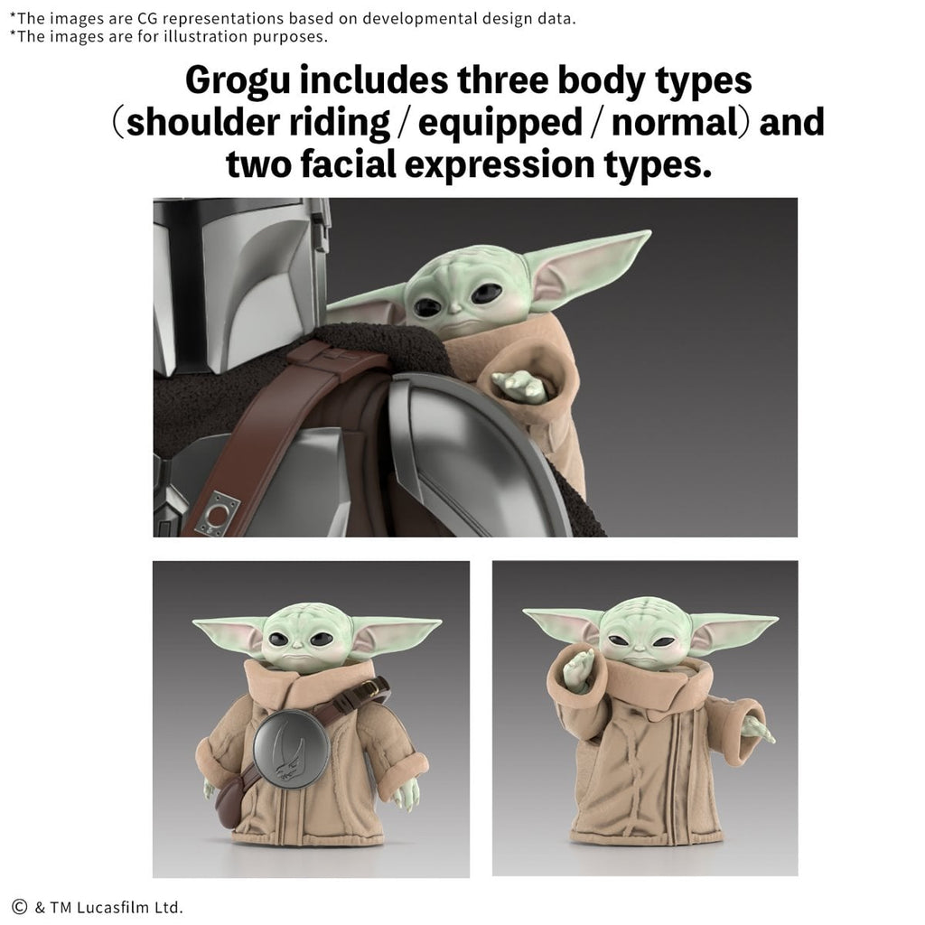 Star Wars: The Mandalorian and Grogu Model Kit Set