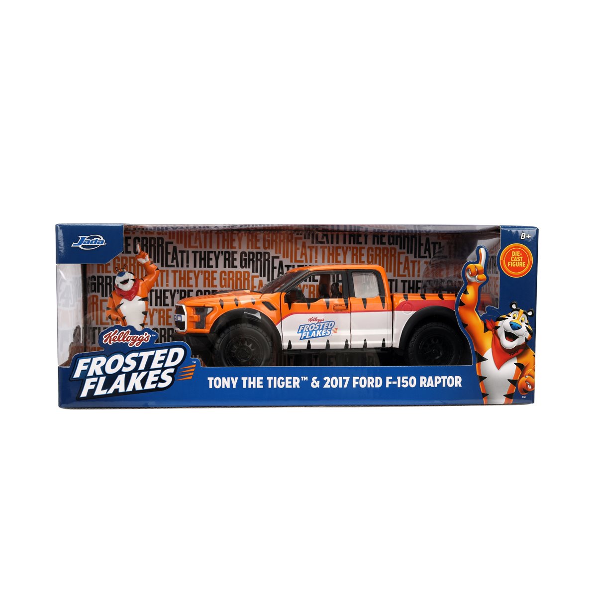 Hollywood Rides Kellogg's 2017 Ford F-150 Raptor 1:24 Scale Die-Cast Metal Vehicle with Tony the Tiger Figure