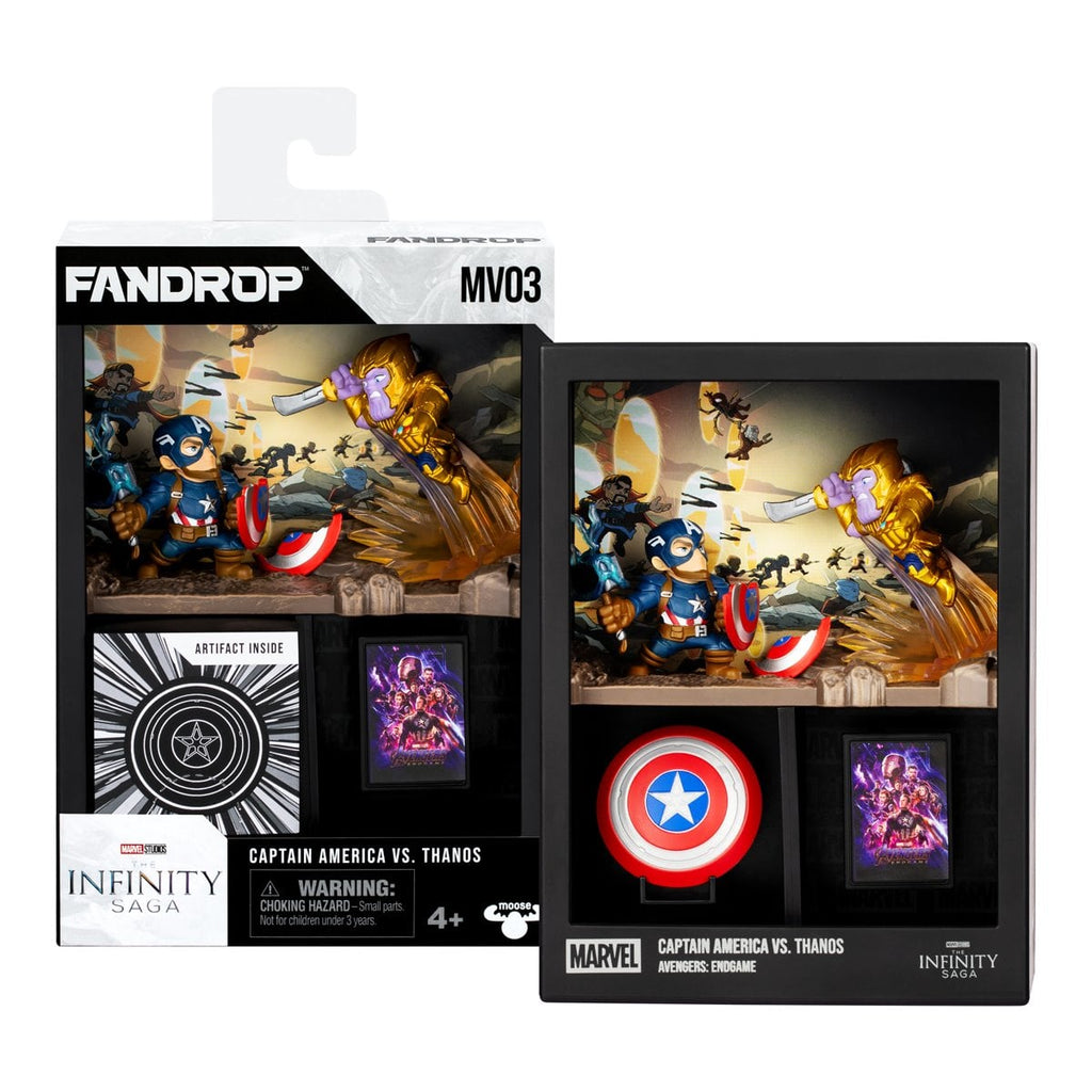 Marvel Captain America Vs Thanos Fandrop Figure Diorama